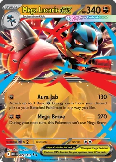 Mega Lucario Ex 77