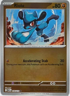 Riolu Reverse Holo 76