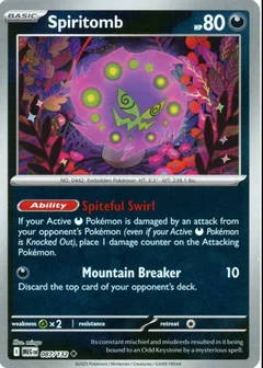 Spiritomb Reverse Holo 87