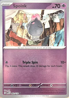 Spoink Reverse Holo 62
