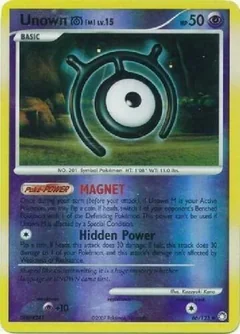 Unown M Reverse Holo 66