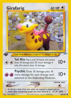 Girafarig 1St Edition 66