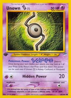 Unown S 87