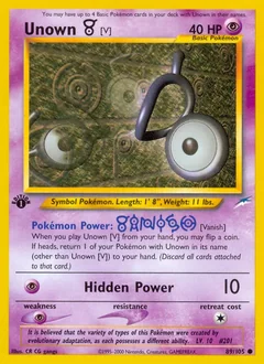 Unown V 89