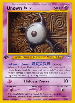Unown X 30