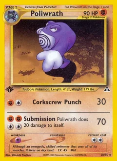 Poliwrath 1St Edition 28