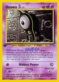 Unown A 33
