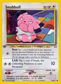 Snubbull 1St Edition 74