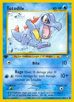 Totodile 1St Edition 80