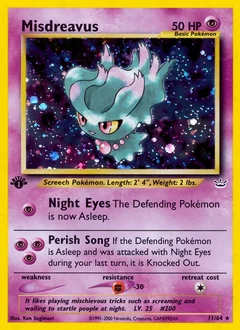 Misdreavus Double Holo Error 11