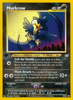 Murkrow 1St Edition 46