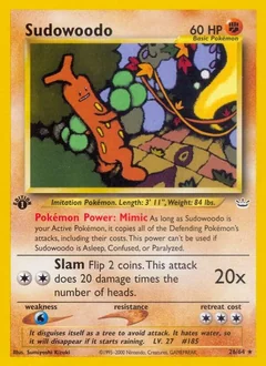Sudowoodo 1St Edition 26