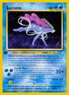 Suicune 1St Edition 27