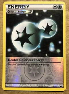Double Colorless Energy Reverse Holo 92