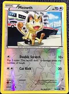 Meowth Reverse Holo Stars 80