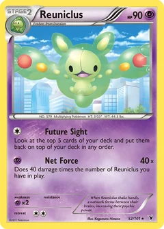 Reuniclus Reverse Holo 52