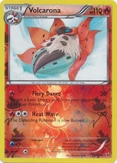 Volcarona Reverse Holo 21