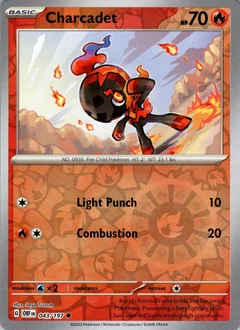 Charcadet Reverse Holo 43