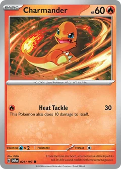 Charmander Holo 26