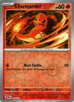 Charmander Reverse Holo 26