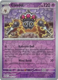 Claydol Reverse Holo 95