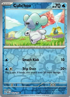 Cubchoo Reverse Holo 53