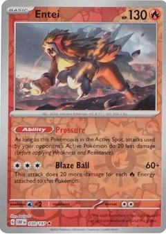 Entei Reverse Holo 30