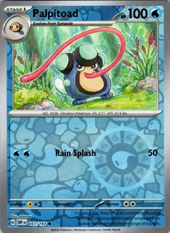 Palpitoad Reverse Holo 51