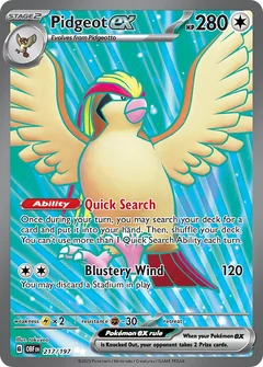 Pidgeot Ex 217