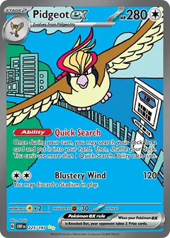 Pidgeot Ex 225