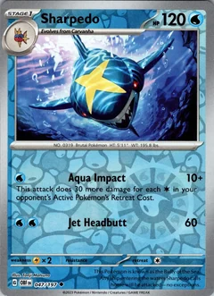 Sharpedo Reverse Holo 47