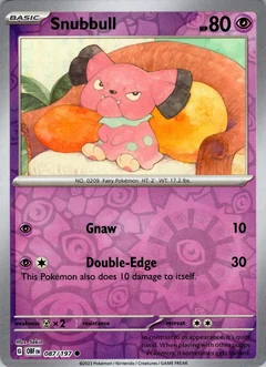 Snubbull Reverse Holo 87