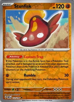 Stunfisk Reverse Holo 112