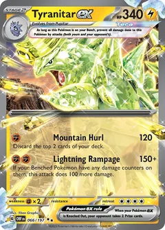 Tyranitar Ex Prize Pack 66