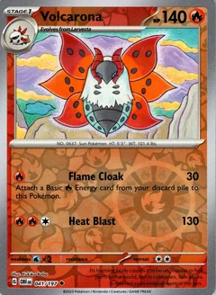 Volcarona Reverse Holo 41