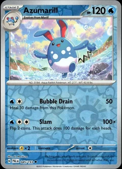 Azumarill Reverse Holo 45