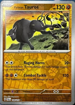 Paldean Tauros Reverse Holo 108
