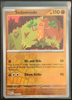 Sudowoodo Reverse Holo 109