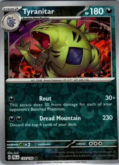 Tyranitar Reverse Holo 135