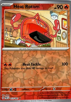 Heat Rotom Reverse Holo 13