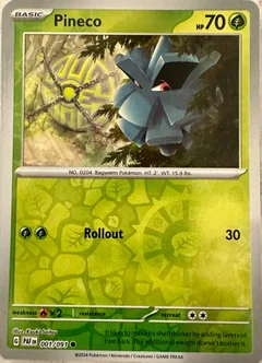 Pineco Reverse Holo 1