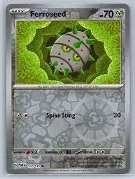 Ferroseed Reverse Holo 127