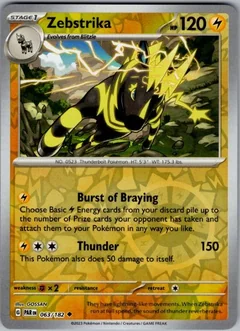 Zebstrika Reverse Holo 63