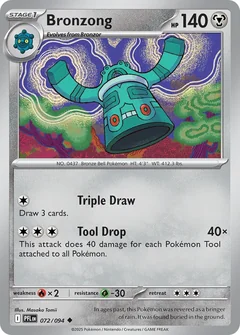 Bronzong Reverse Holo 72