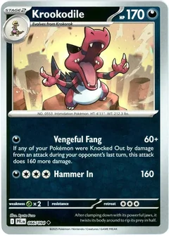 Krookodile Reverse Holo 66