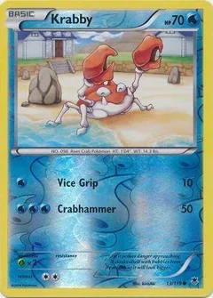 Krabby Reverse Holo 13