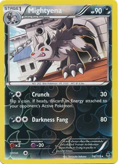 Mightyena Reverse Holo 54