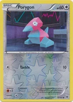Porygon Reverse Holo 72