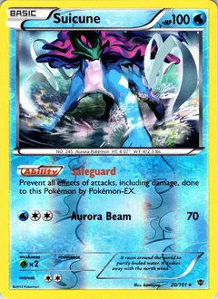 Suicune Reverse Holo 20