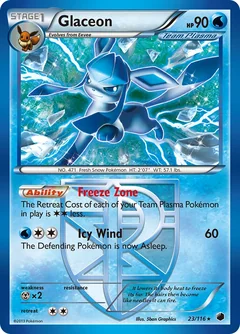 Glaceon City Holo Staff 23